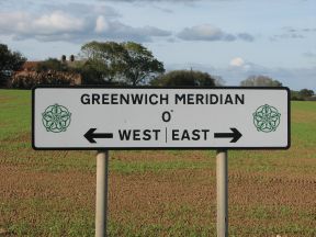 Greenwich Meridian Marker; England; East Yorkshire; Withernsea